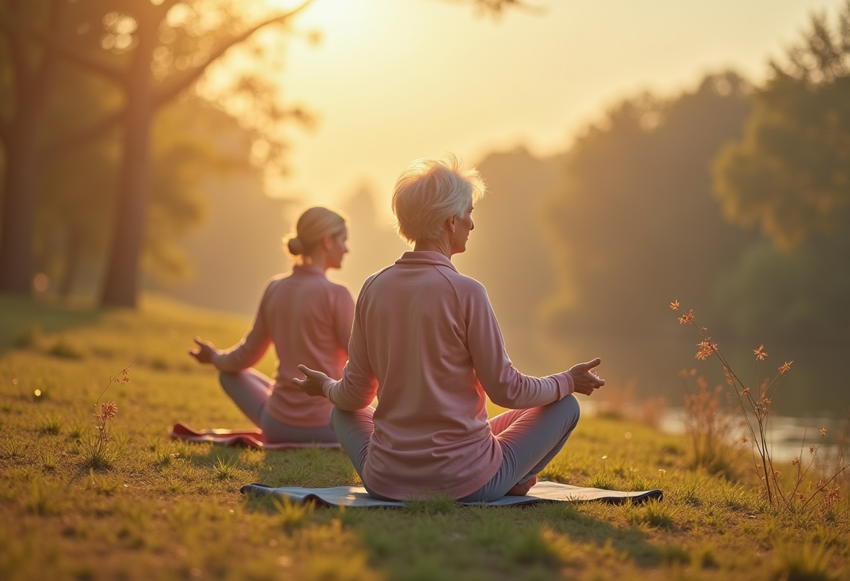 Йога практика на природі